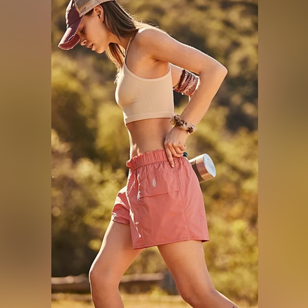 Free People Movement Cayenne Red Hiking Outdoor Shorts NWT Size Medium